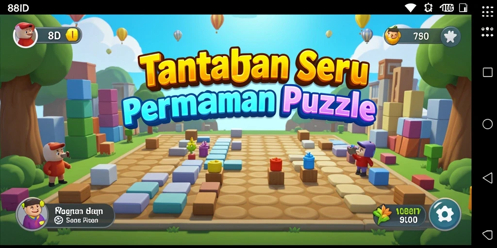 Tampilan gameplay 88ID dengan berbagai teka-teki menarik.