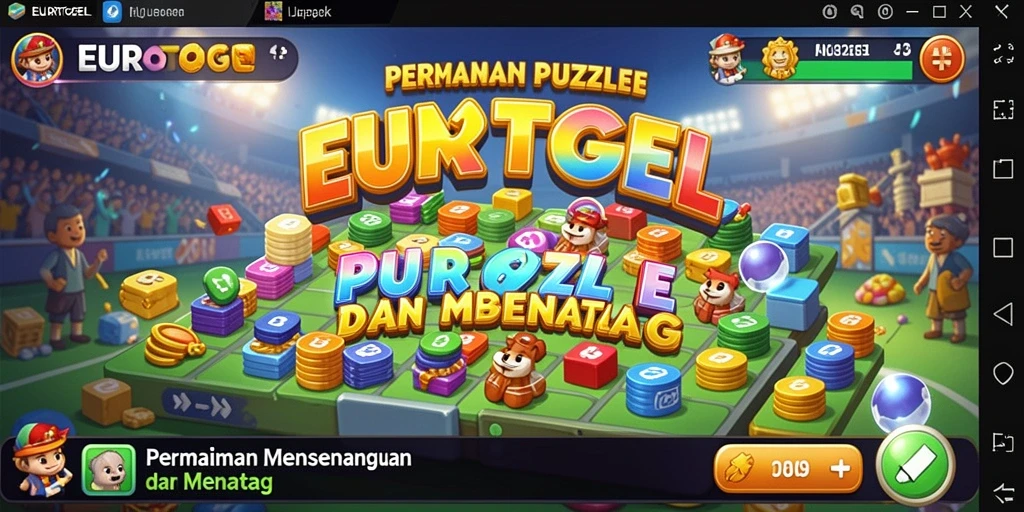 Screenshot utama EUROTOGEL menampilkan gameplay Puzzle yang menarik.