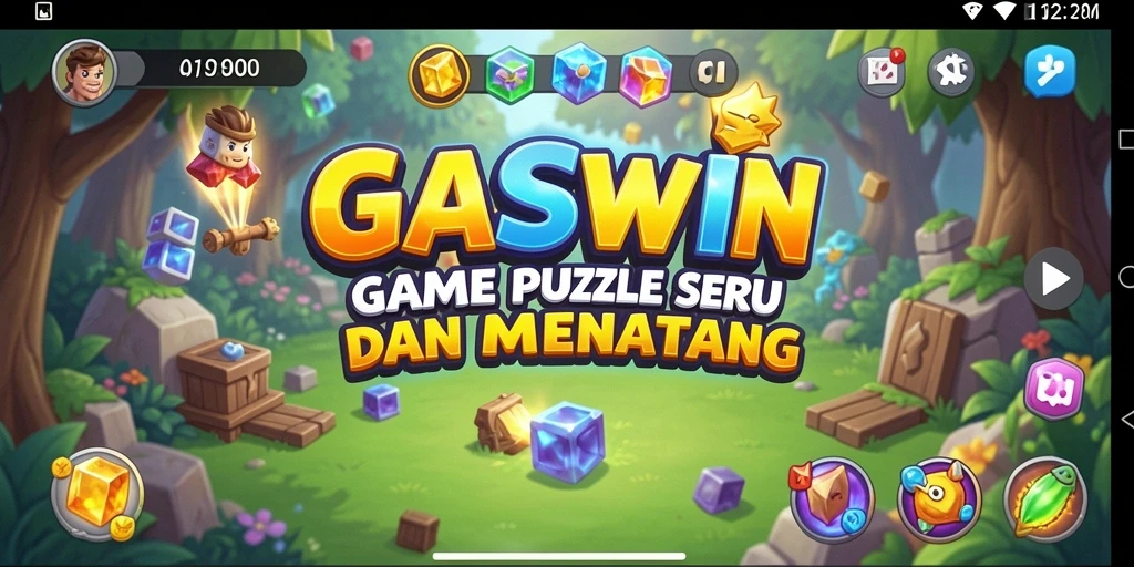 Gameplay GASWIN yang menarik dengan tantangan puzzle.
