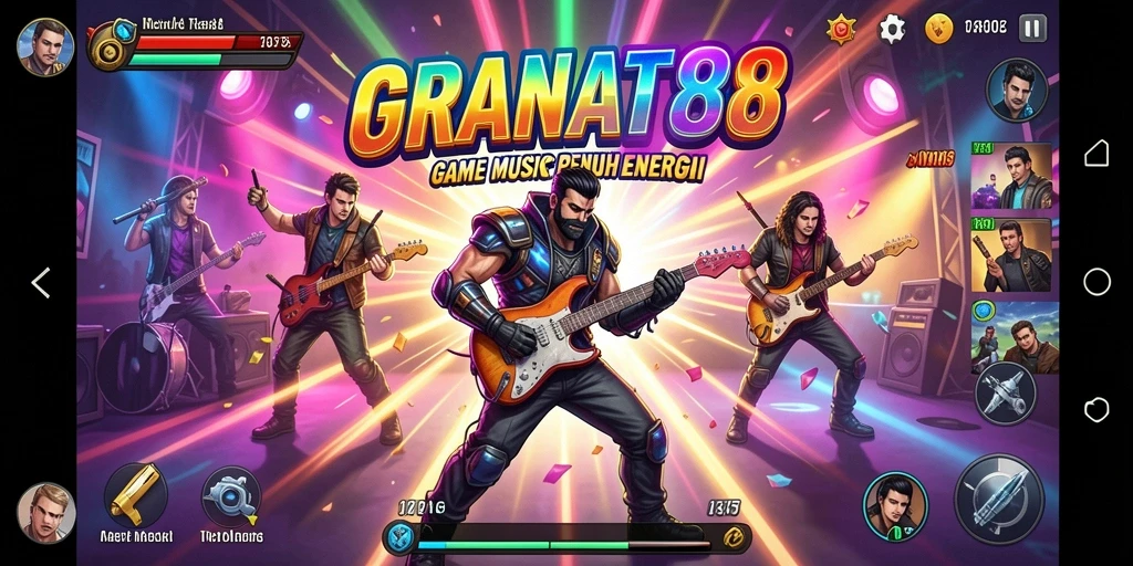Tampilan gameplay GRANAT88 yang penuh semangat.