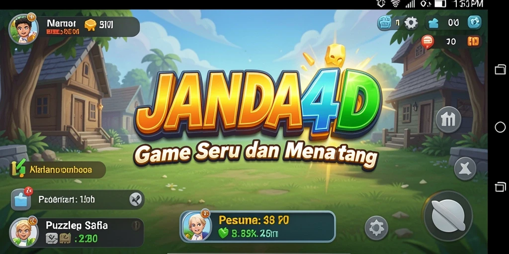 Screenshot utama JANDA4D menampilkan gameplay Puzzle yang menantang.