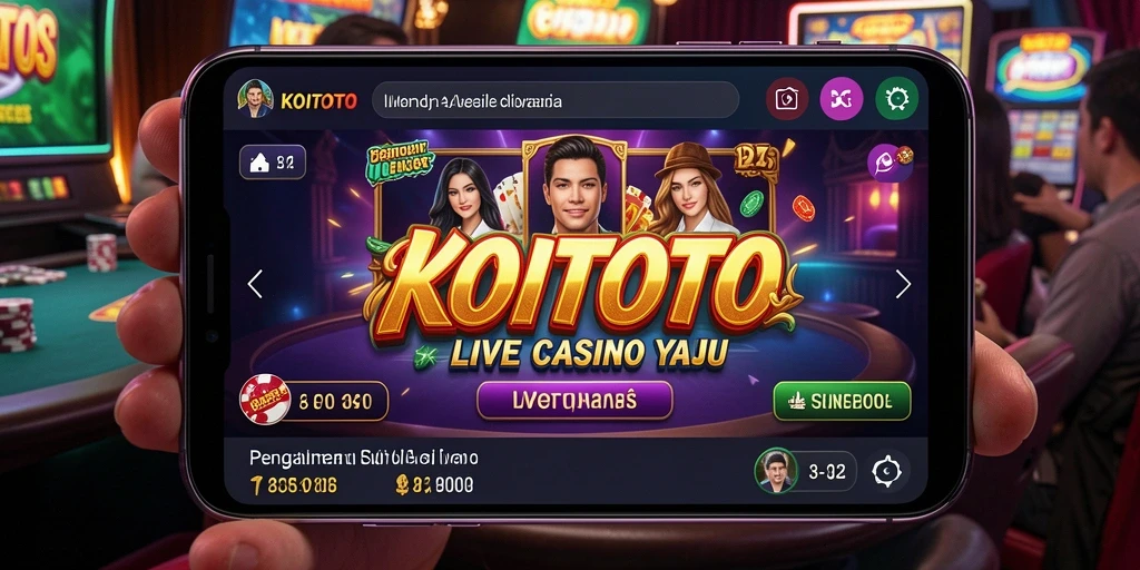 Tampilan gameplay Live Casino yang mendebarkan di KOITOTO