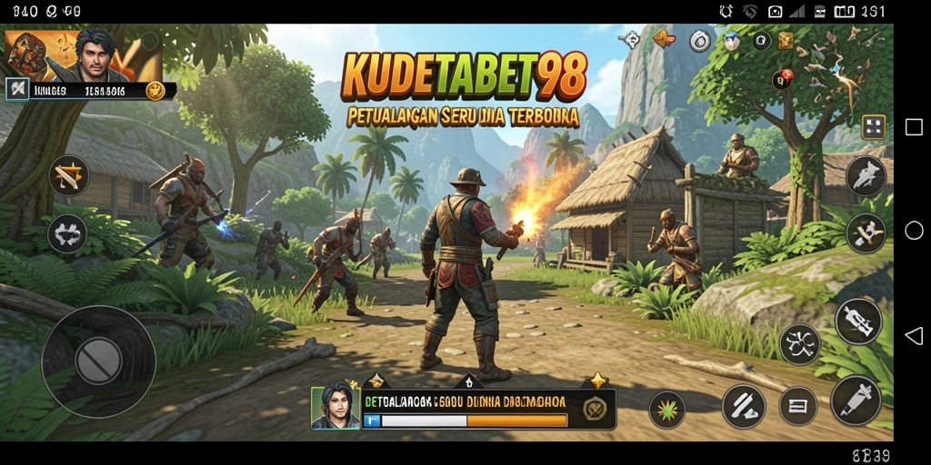 Tampilan menakjubkan dari gameplay KUDETABET98 di dunia terbuka.