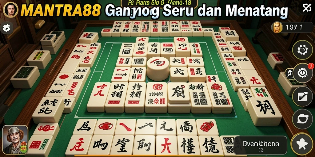 Screenshot gameplay menampilkan tantangan menakjubkan di MANTRA88.