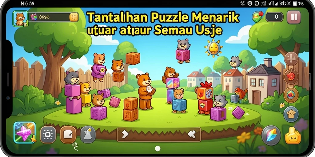 Gameplay menarik N06 dengan berbagai tantangan puzzle.