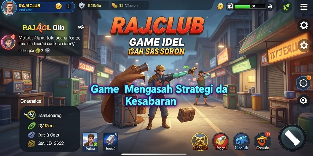 Tampilan gameplay RAJACLUB yang menarik dan penuh strategi.