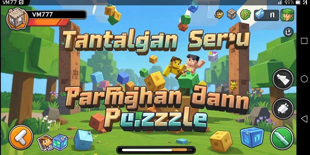 Tampilan seru dari gameplay Puzzle VM777 yang menggugah semangat.